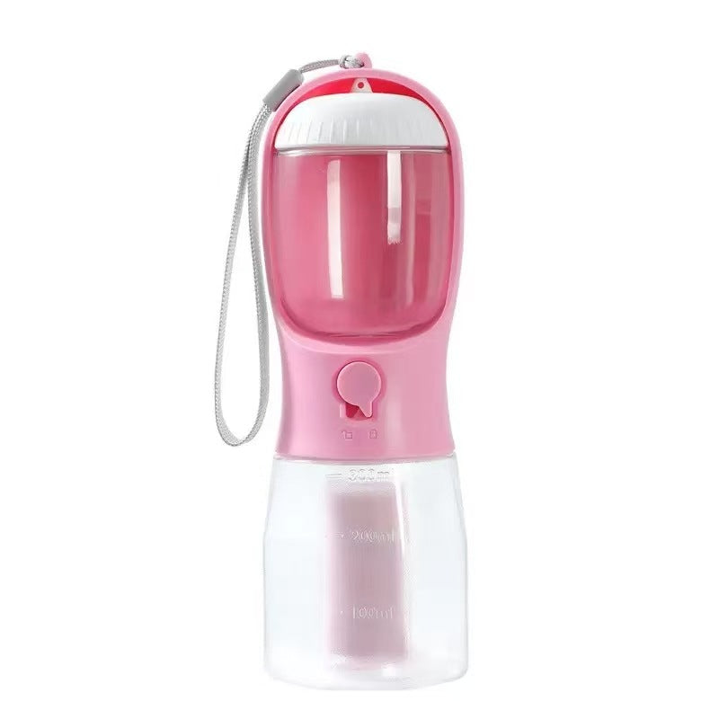 Bebedero Portátil Plegable para Mascotas 300 ml